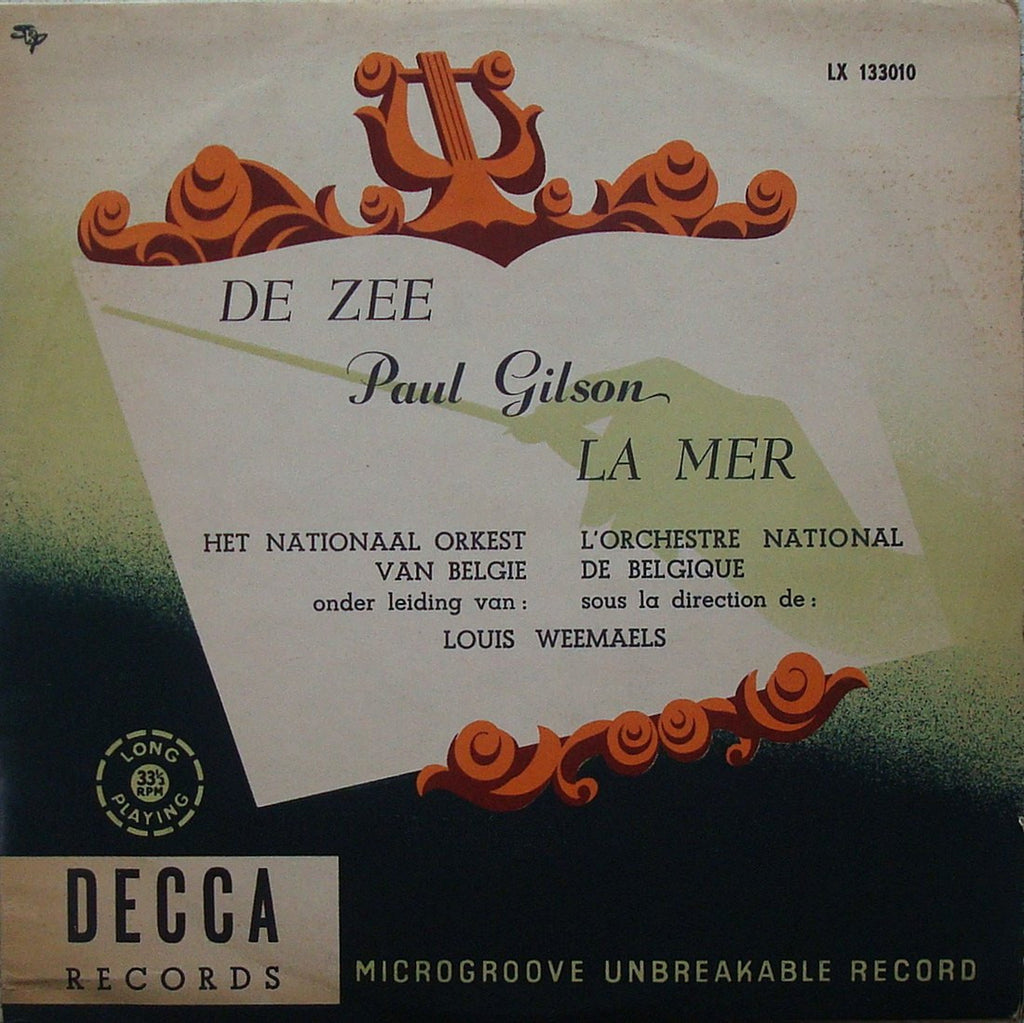 LP - Weemaels/Beglian National Orchestra: Paul Gilson La Mer - Decca LX 133010
