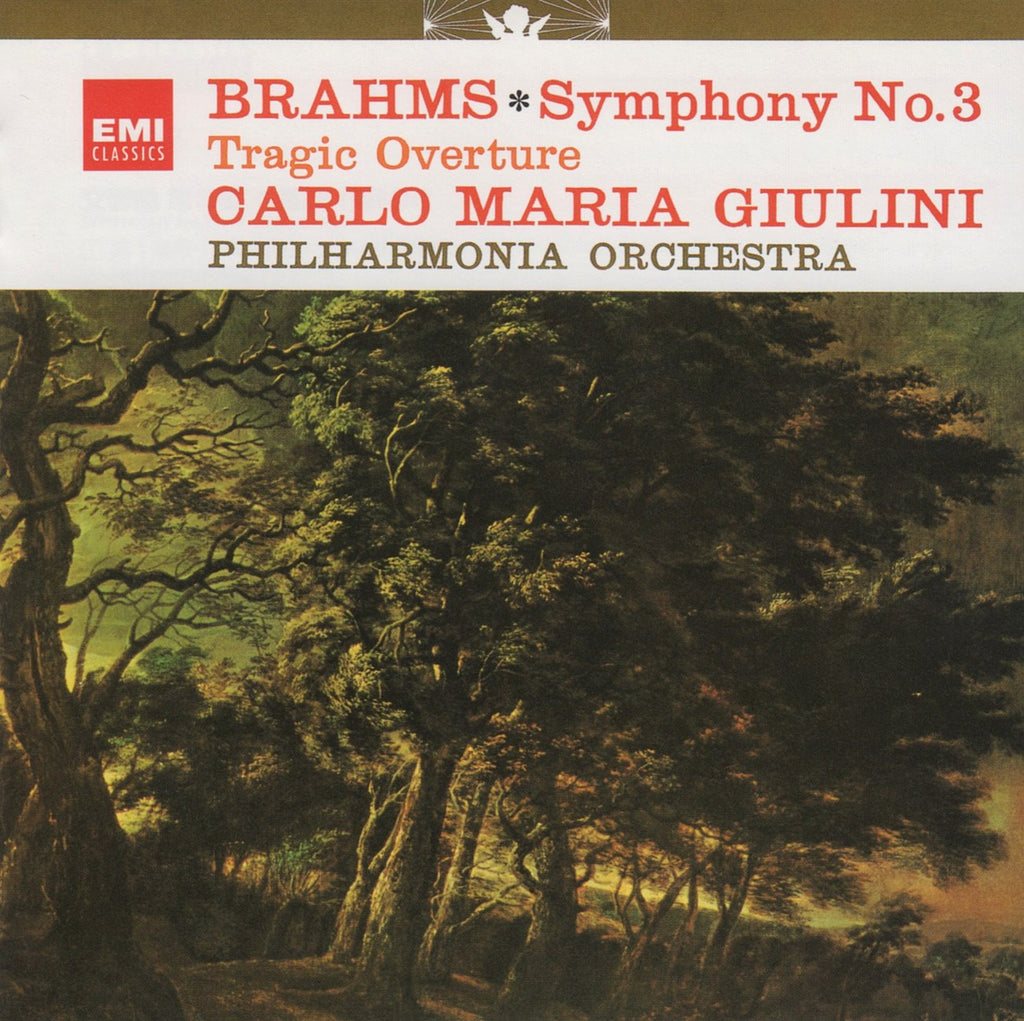 CD - Giulini/Philharmonia: Brahms Symphony No. 3 + Tragic Overture - EMI Japan TOCE-13162