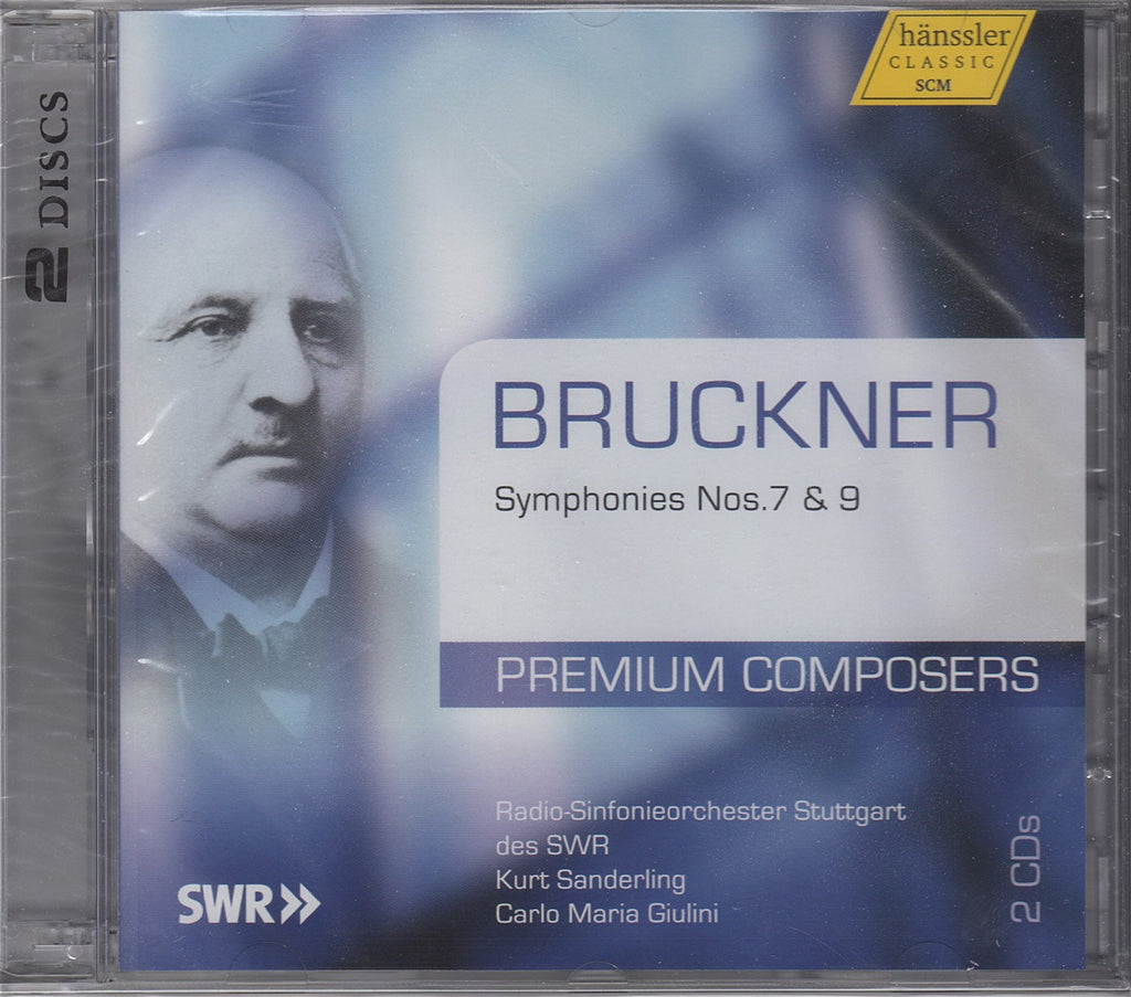 CD - Giulini: Bruckner 9th / Sanderling: Bruckner 7th - Hanssler CD 94.604 (2CD Set) (sealed)