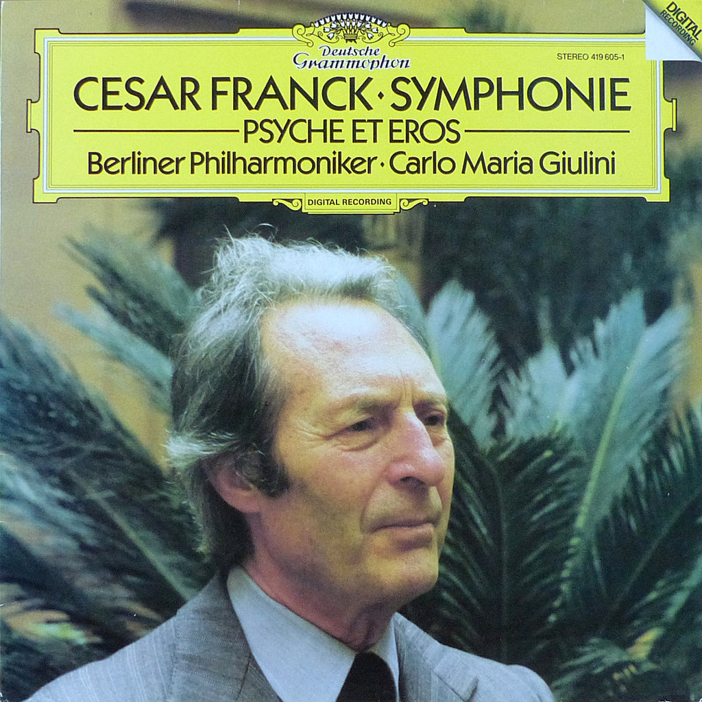 Giulini/BPO: Franck Symphony in D minor, etc. - DG Brazil 419 605-1