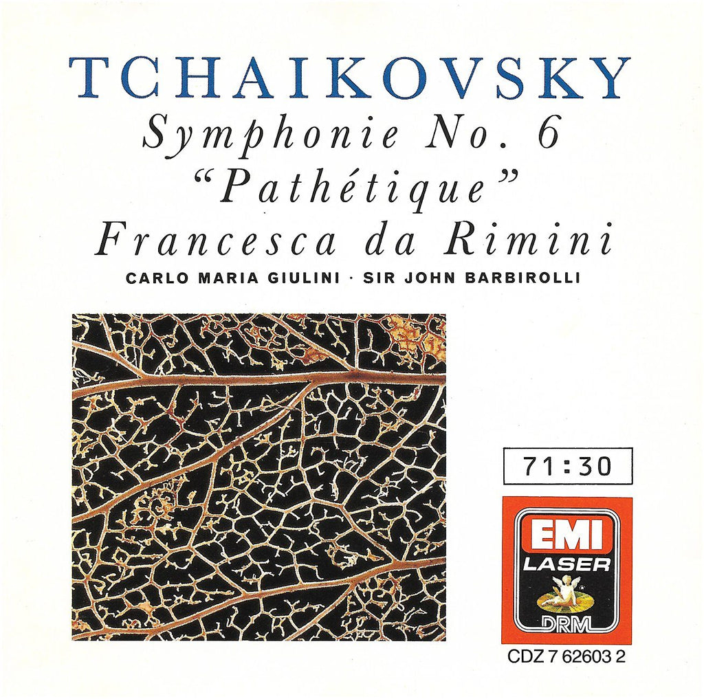 Giulini: Pathetique / Barbirolli: Francesca da Rimini - EMI CDZ 7 62603 2