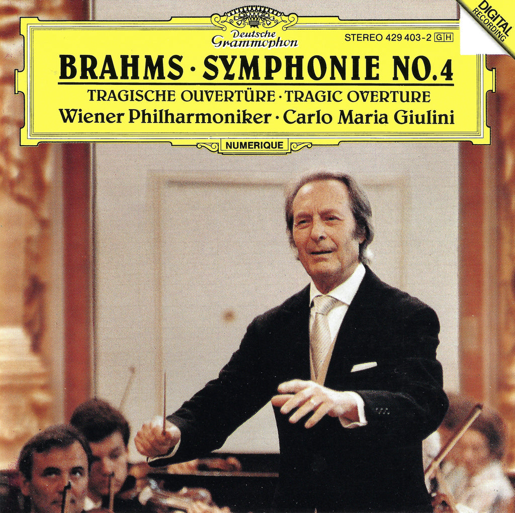 Giulini/VPO: Brahms Symphony No. 4 - DG 429 403-2