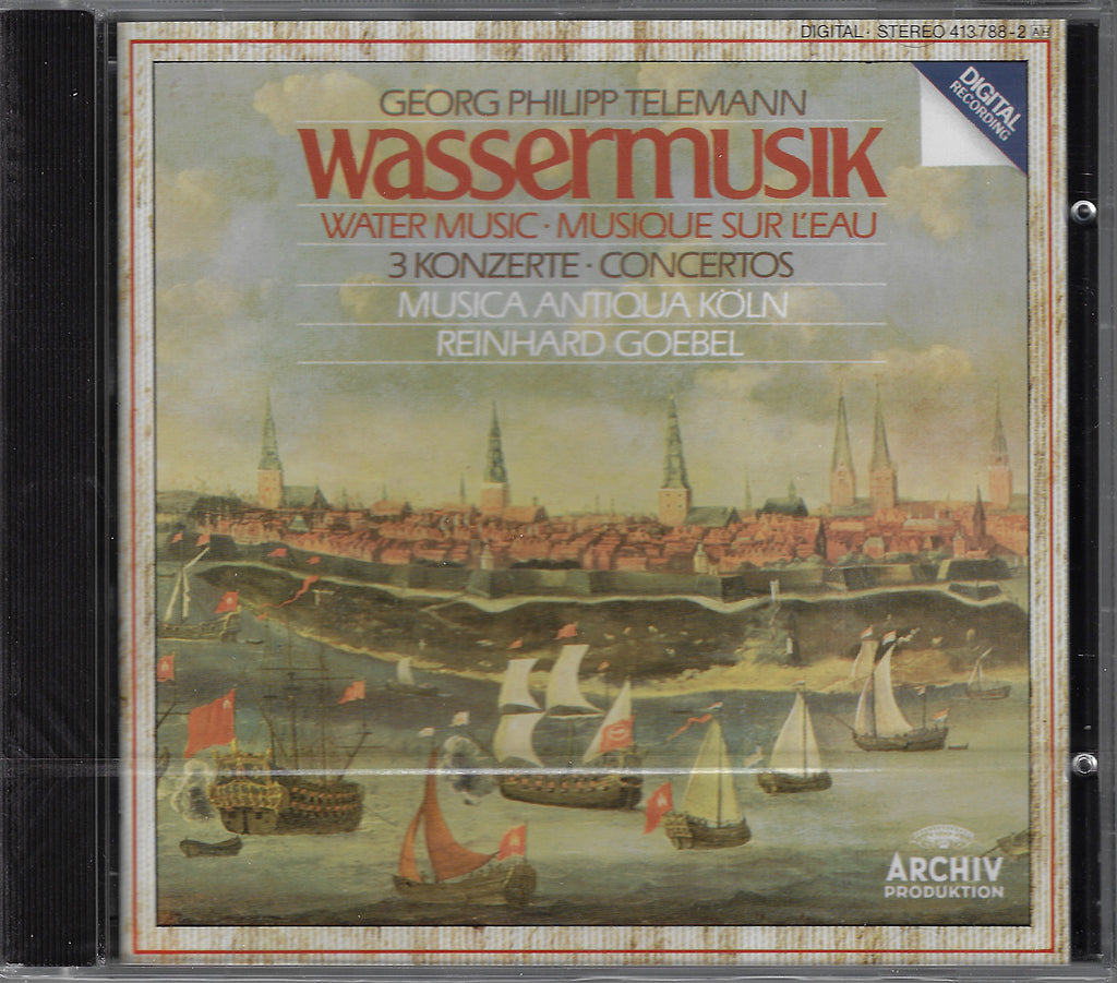 Goebel: Telemann Water Music, etc. - Archiv 413 788-2 (sealed)