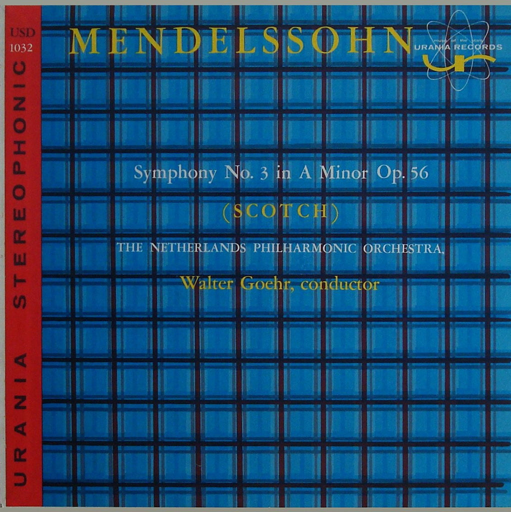 LP - Goehr/Netherlands PO: Mendelssohn Symphony No. 3 "Scotch" - Urania 1032