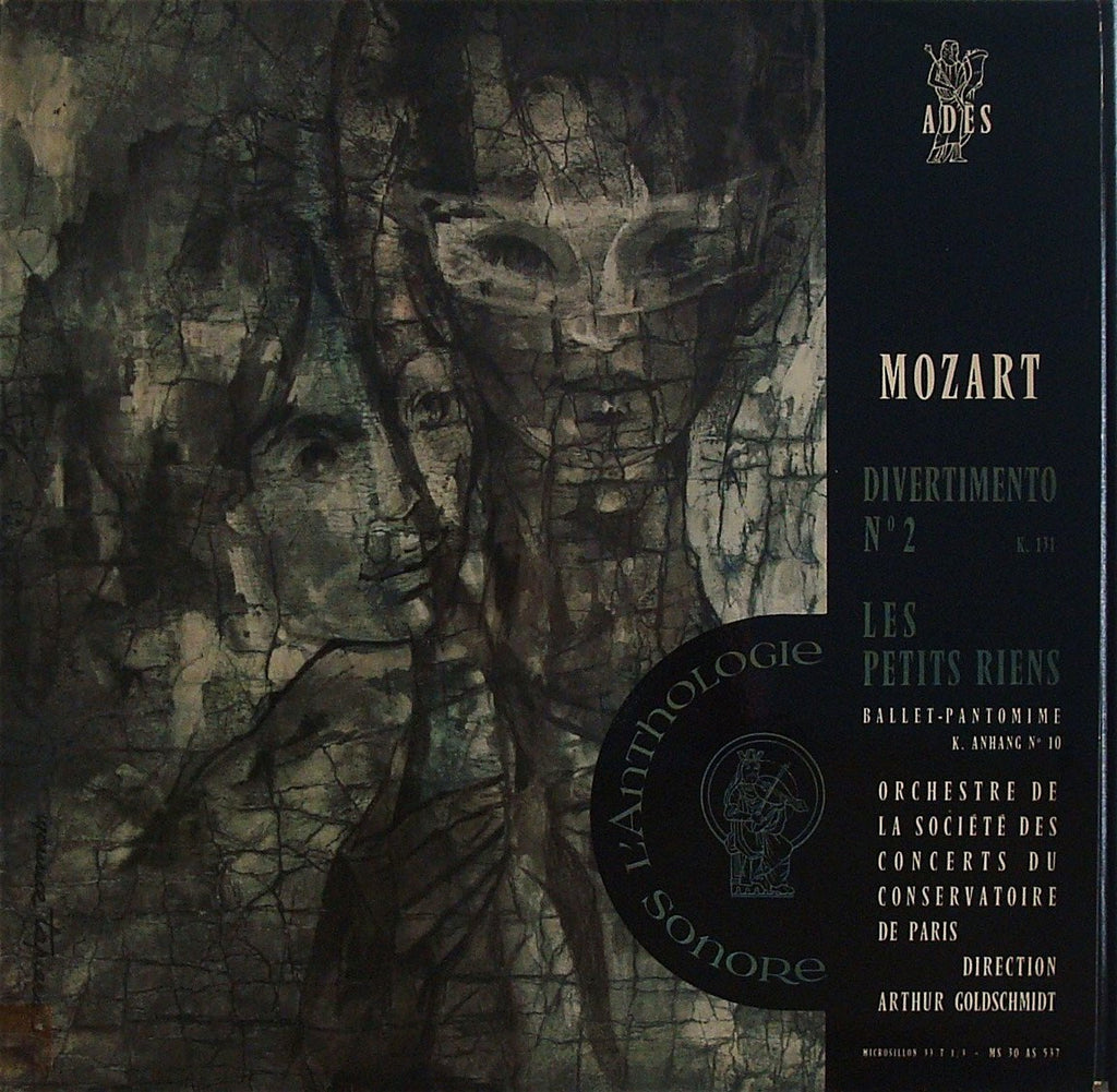 LP - Goldschmidt: Mozart Divertimento K. 131 + Les Petits Riens - Adès MS 30 AS 537