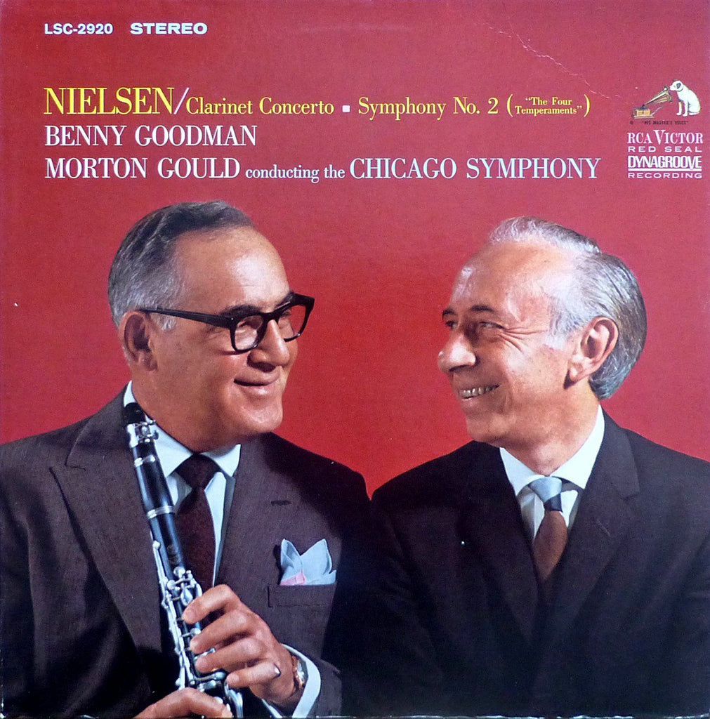 Goodman/Martinon: Nielsen Clarinet Concerto + Symphony No. 2 - RCA LSC-2920