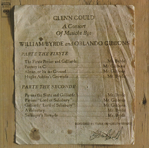 CD - Gould: William Byrde & Orlando Gibbons Keyboard Music - Sony 88697148152