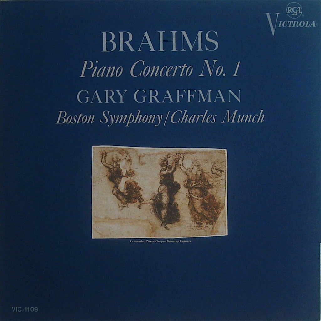 LP - Graffman: Brahms Piano Concerto No. 1 Op. 15 - RCA VIC-1109 (1S/1S)