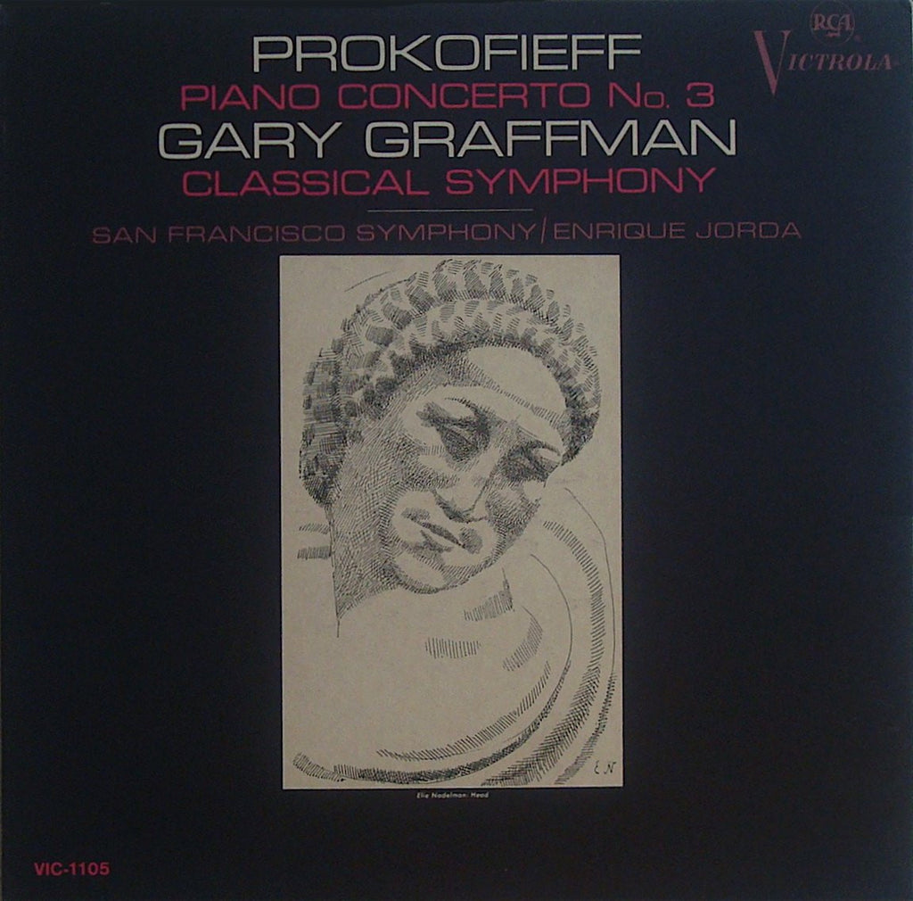 LP - Graffman: Prokofiev Piano Concerto No. 3 + "Classical" Sym - RCA VIC-1105