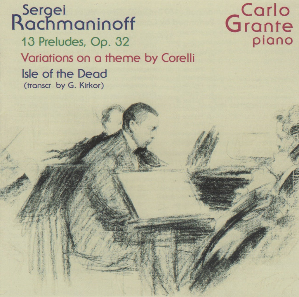 CD - Grante: Rachmaninov Isle Of The Dead (arr. Kirkor) + Corelli Vars - Music & Arts CD-1228 (DDD)