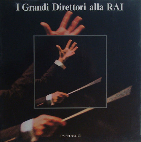 LP - Great Conductors At The RAI: Giulini, Karajan, Et Al. - Fonit Cetra LAR 36 (3LP Box Set)