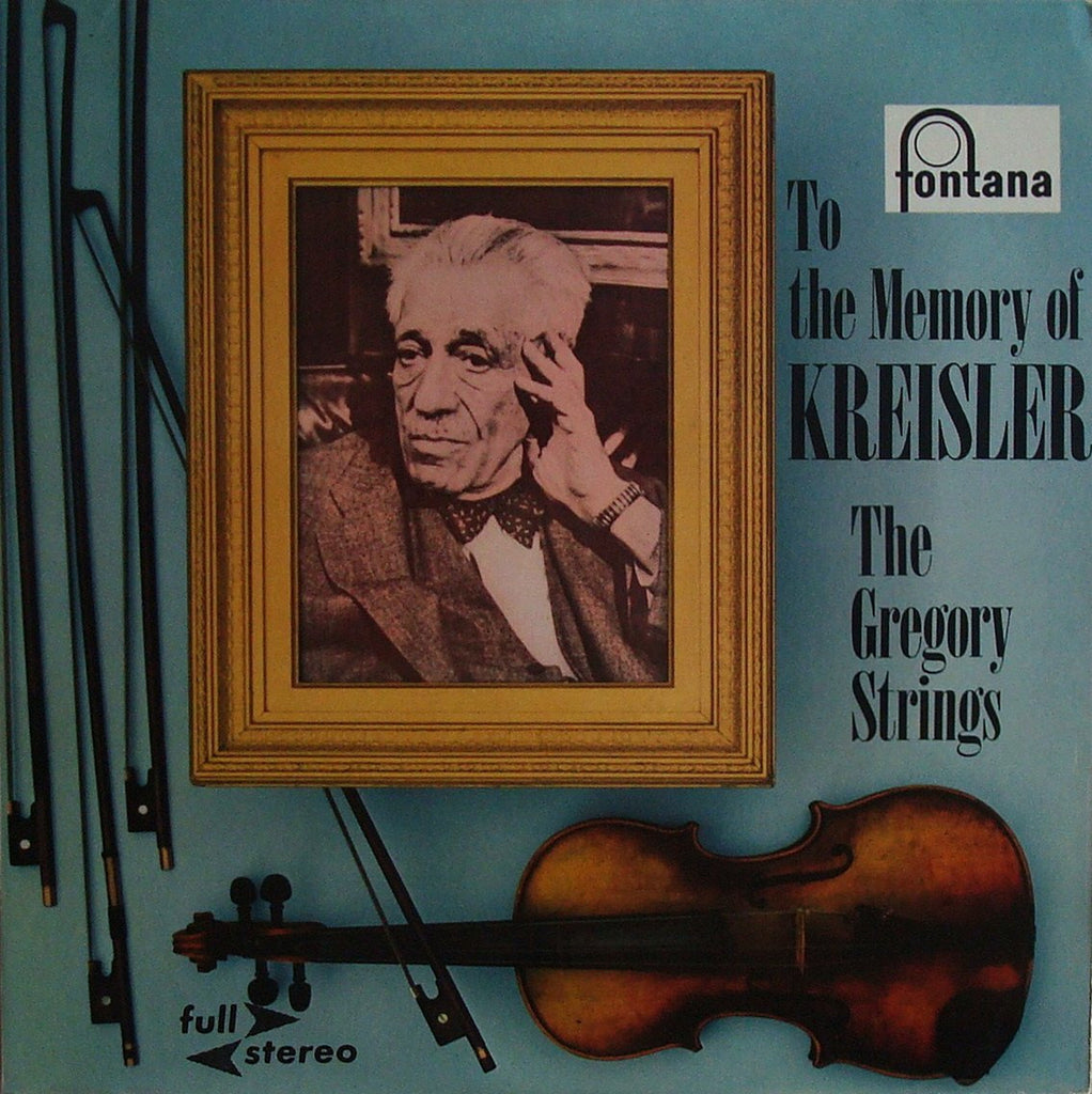 LP - Gregory Strings: To The Memory Of Kreisler" - Fontana 886 149 TY "full Stereo"