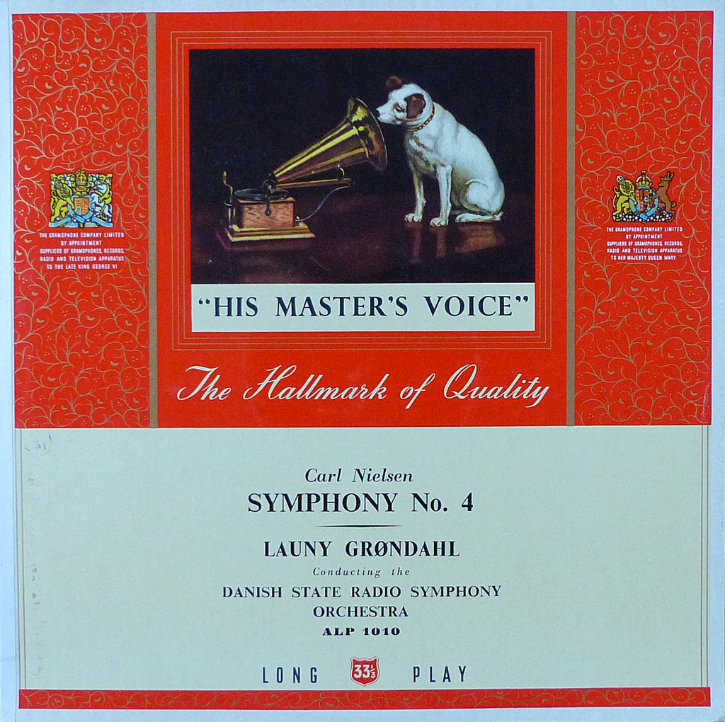 Grondahl/Danish State SO: Nielsen Symphony No. 4 - HMV ALP 1010