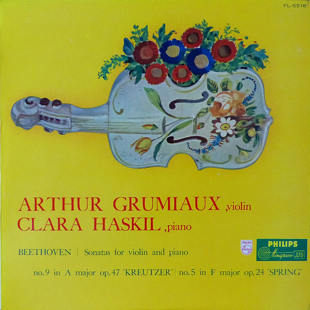 Grumiaux: Spring & Kreutzer Violin Sonatas - Philips Japan FL-5518