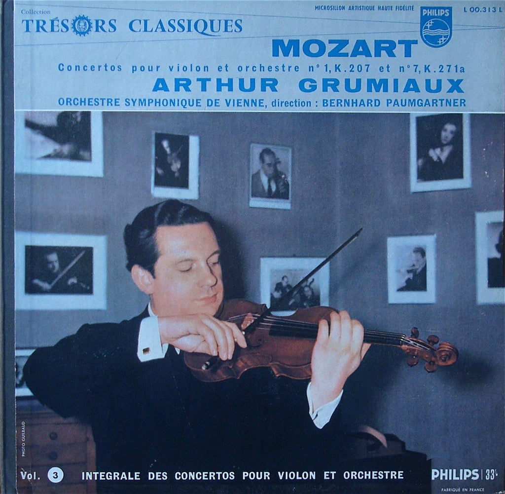 LP - Grumiaux: Mozart Violin Concertos K. 207 & K. 271a - Philips L 00.313 L