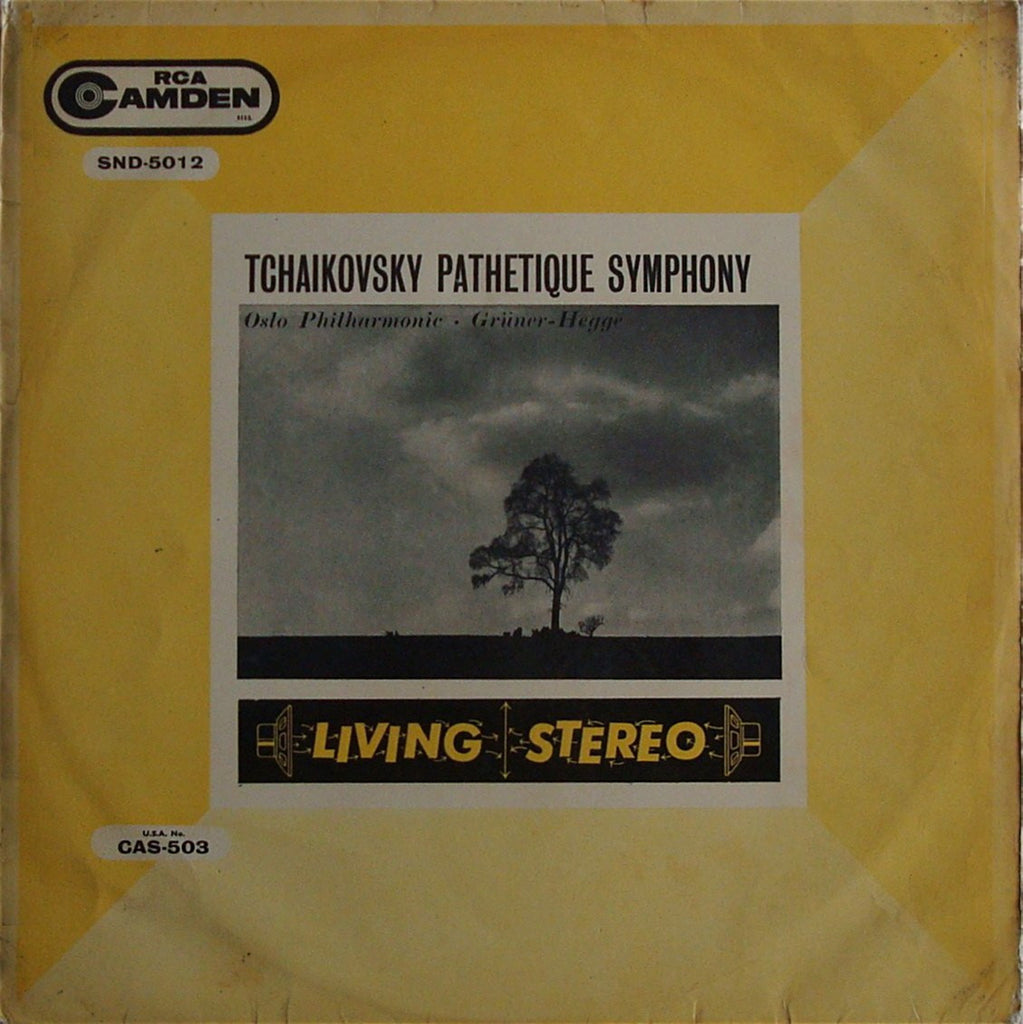 LP - Grüner-Hegge/Oslo PO: Tchaikovsky Symphony No. 6 - RCA Camden SND-5012