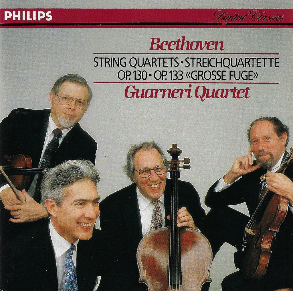 Guarneri Quartet: Beethoven SQ Op. 130 + Grosse Fugue - Philips 422 059-2