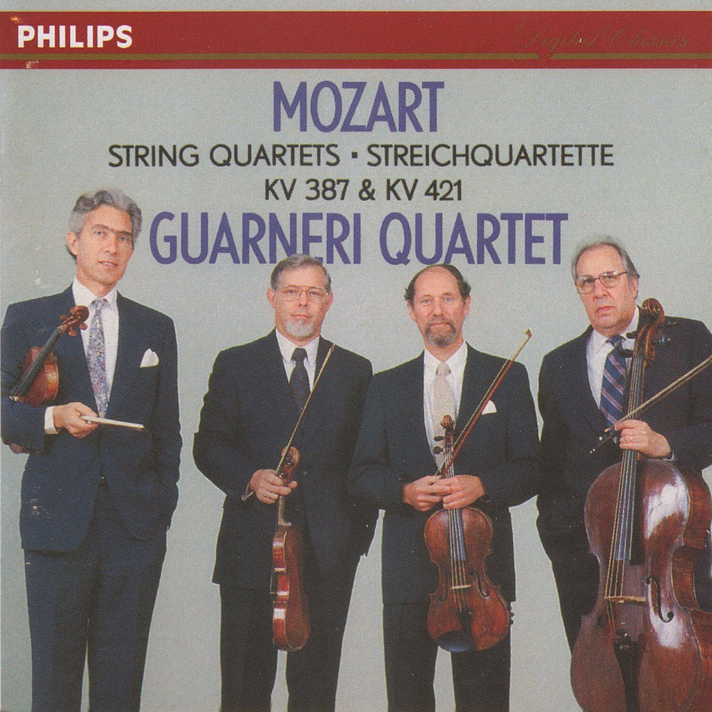 Guarneri Quartet: Mozart SQs K. 387 & K. 421 - Philips (Arkiv) PHI 426240