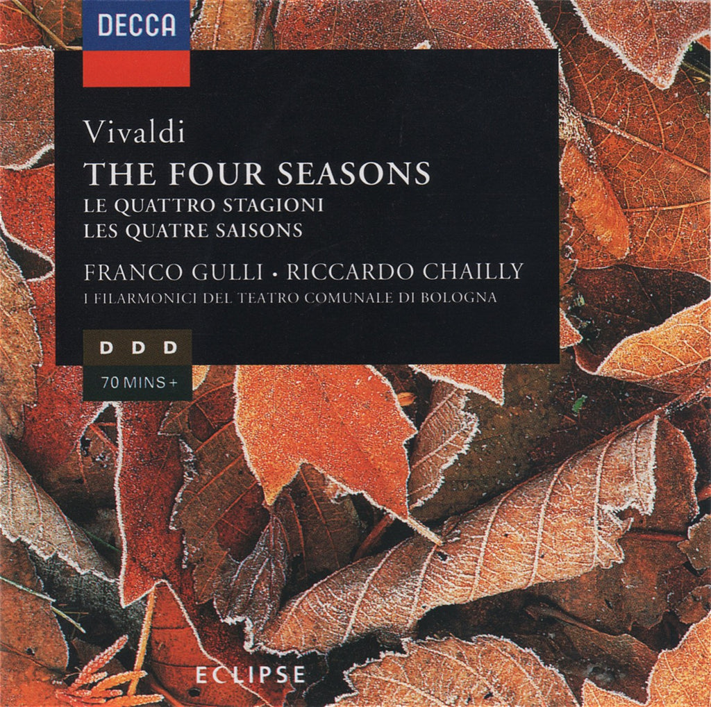CD - Gulli/Chailly: Vivaldi The 4 Seasons, Etc. - Decca 448 225-2 (DDD)