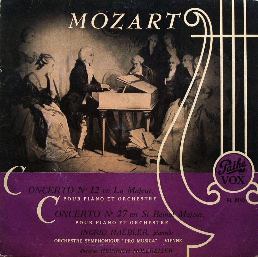 LP - Haebler: Mozart Piano Concertos No. 12 & No. 27 - Pathé · Vox PL 8710