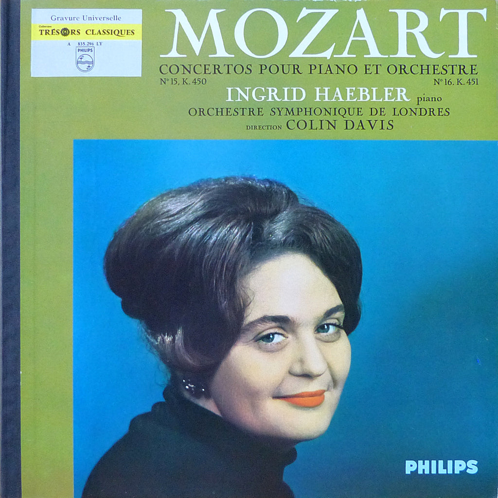 Haebler: Mozart Piano Concertos Nos. 15 & 16 - Philips 835.296 LY