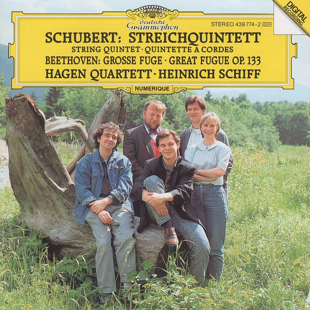 Hagen Qt/Schiff: Schubert Quintet D. 956 + Beethven Op. 133 - DG 439 774-2