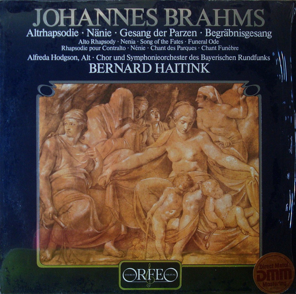 LP - Haitink: Brahms Alto Rhapsody, Nänie, Etc. - Orfeo S 025821 A (DDD)