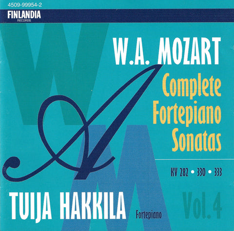 Hakkila: Mozart Piano Sonatas K. 282, 330, 333 - Finlandia 4509-99954-2