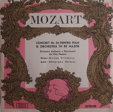 LP - Halmos: Mozart Piano Concerto No. 26 "Coronation" - Electrecord STM-ECE 01245