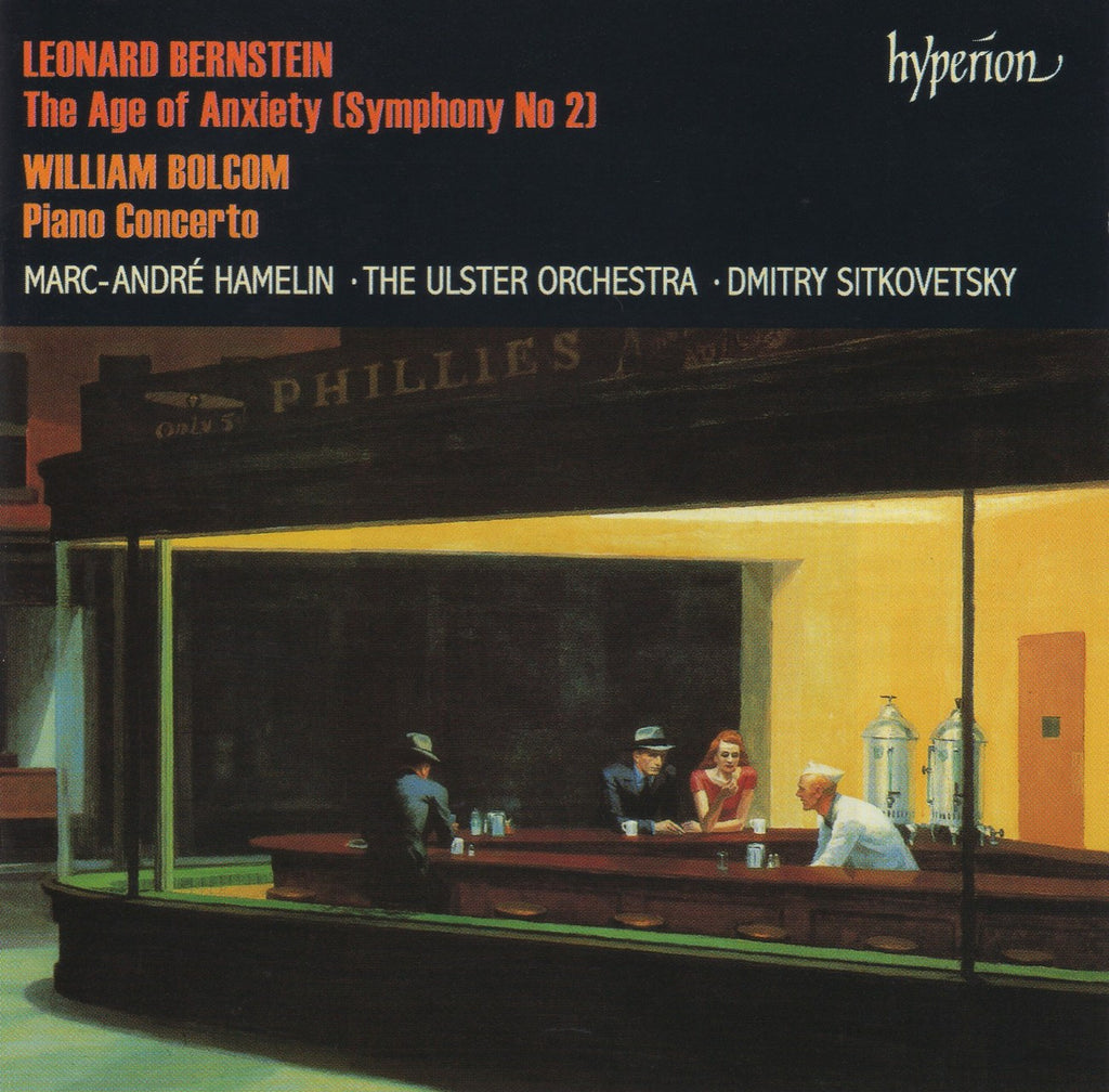 CD - Hamelin: Bernstein "The Age Of Anxiety" + Bolcolm Piano Concerto - Hyperion CDA67170 (DDD)