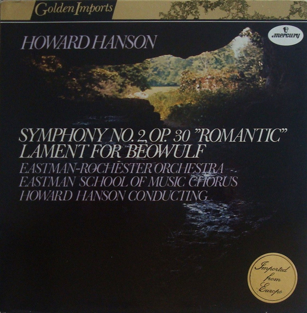 LP - Hanson Conducts Hanson: Symphony No. 2 / Lament For Beowulf - Mercury SRI 75007