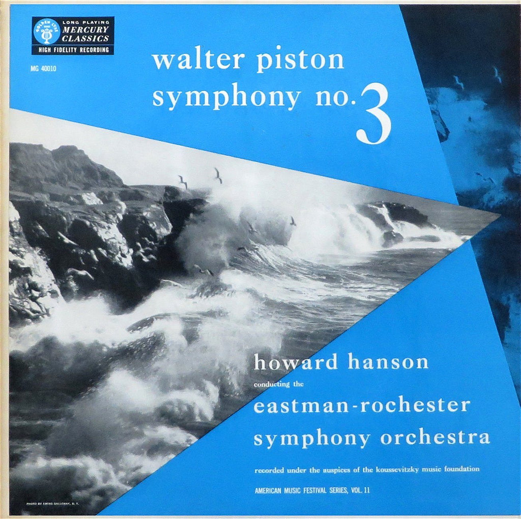 Hanson/Eastman-Rochester SO: Piston Symphony No. 3 - Mercury MG 40010