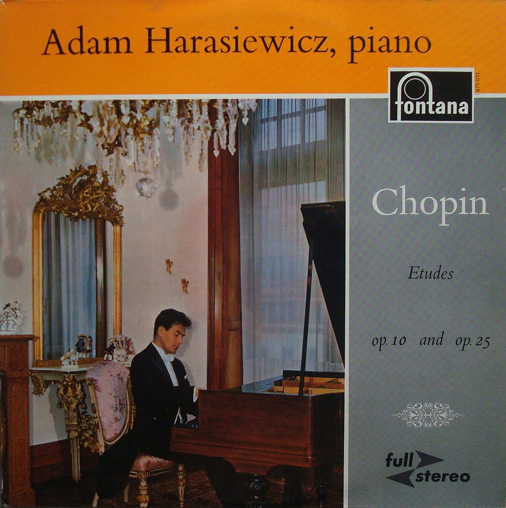 LP - Harasiewicz: Chopin Etudes Opp. 10 & 25 - Fontana 875 051 CY ("Full Stereo")