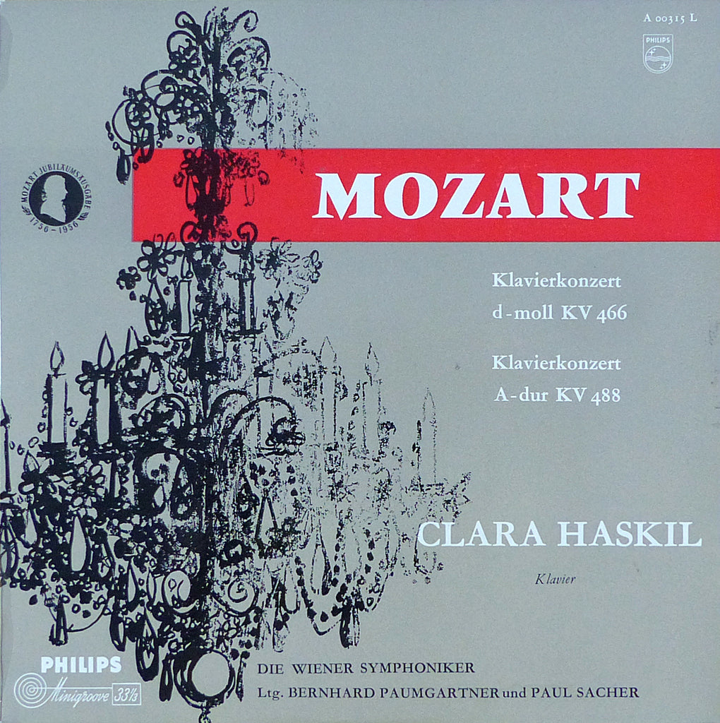 Haskil: Mozart Piano Concertos Nos. 20 & 23 - Philips A 00315 L