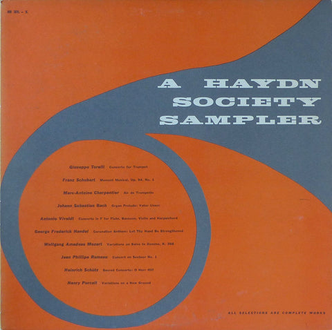 Haydn Society Sampler: Lili Kraus, Aksel Schiotz, et al.) - Haydn Society SR-1