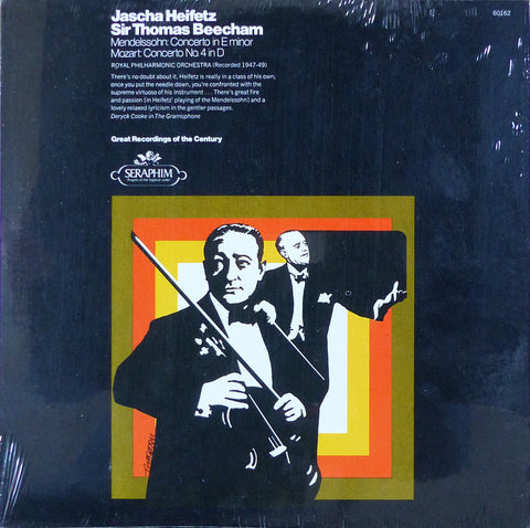 Heifetz/Beecham: Mozart & Mendelssohn - Seraphim 60162 (sealed)