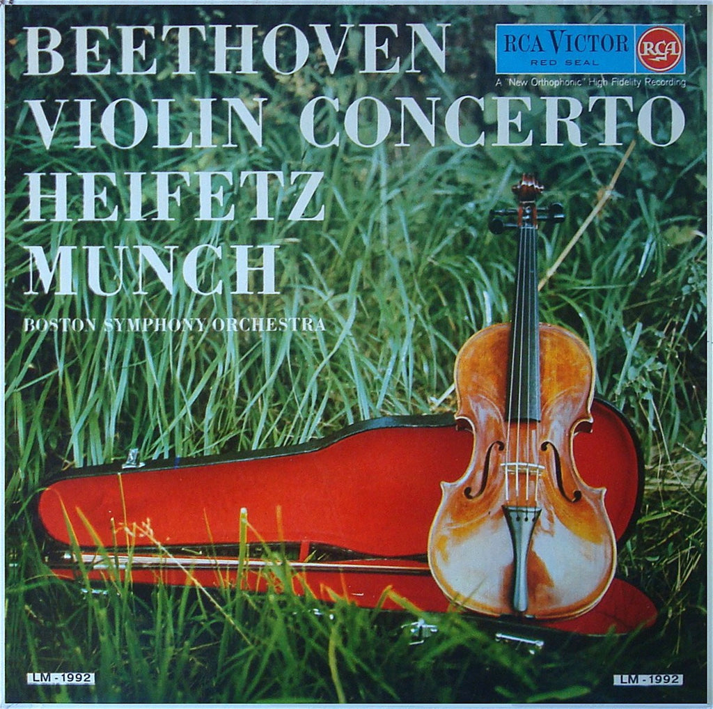 LP - Heifetz: Beethoven Violin Concerto Op. 61 - RCA Italy LM-1992