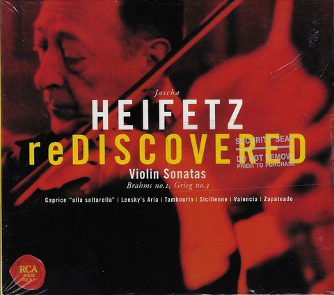 Heifetz: reDiscovered (Brahms, Grieg, et al.) - RCA 09026 63907 2 (sealed)