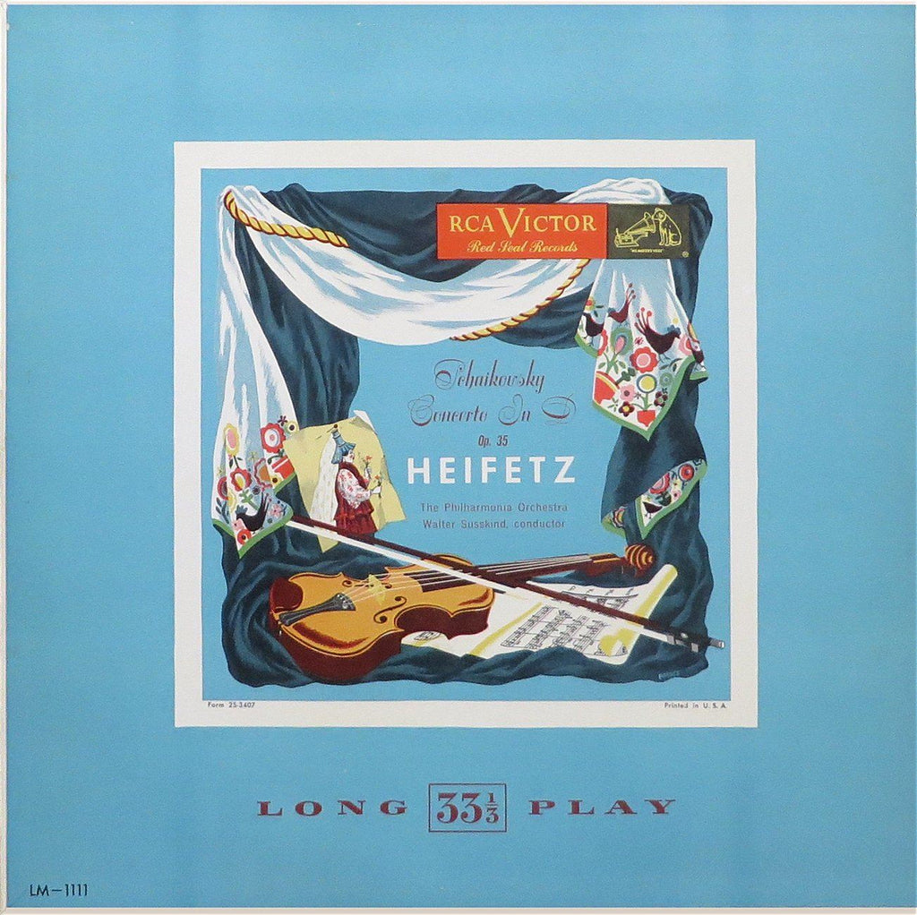 Heifetz/Susskind: Tchaikovsky Violin Concerto in D Op. 35 - RCA LM-1111