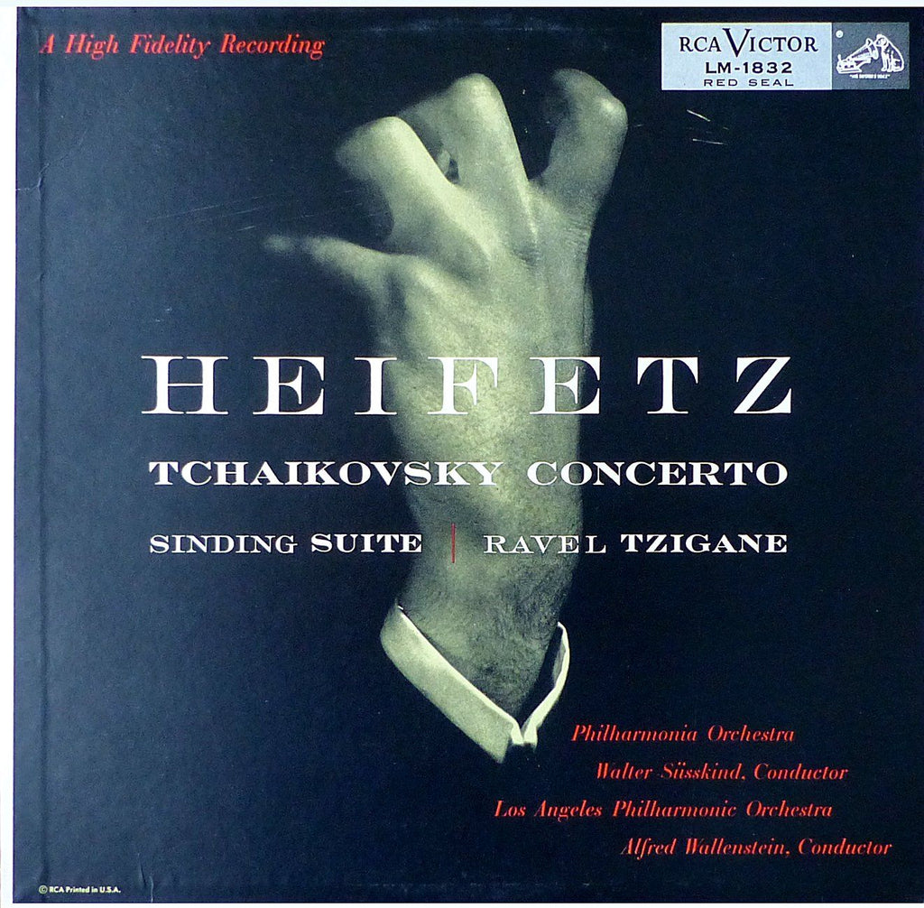 Heifetz: Tchaikovsky Violin Concerto + Sinding & Ravel - RCA LM-1832