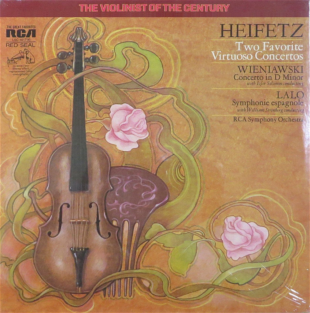 Heifetz: Lalo Symphonie Espagnole + Wieniawski - RCA LSC-4017(e) (sealed)