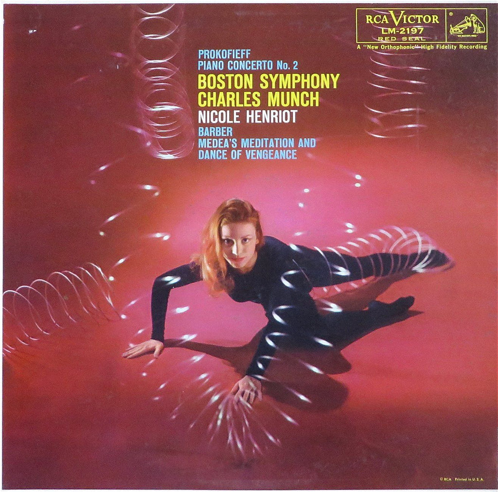 Henriot Schweitzer: Prokofiev Piano Concerto No. 2 + Barber Medea - RCA LM-2197