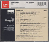 Hindemith conducts Hindemith: Nobilissima Visione, etc. - EMI CDS 5 55032 2 (2CD set)