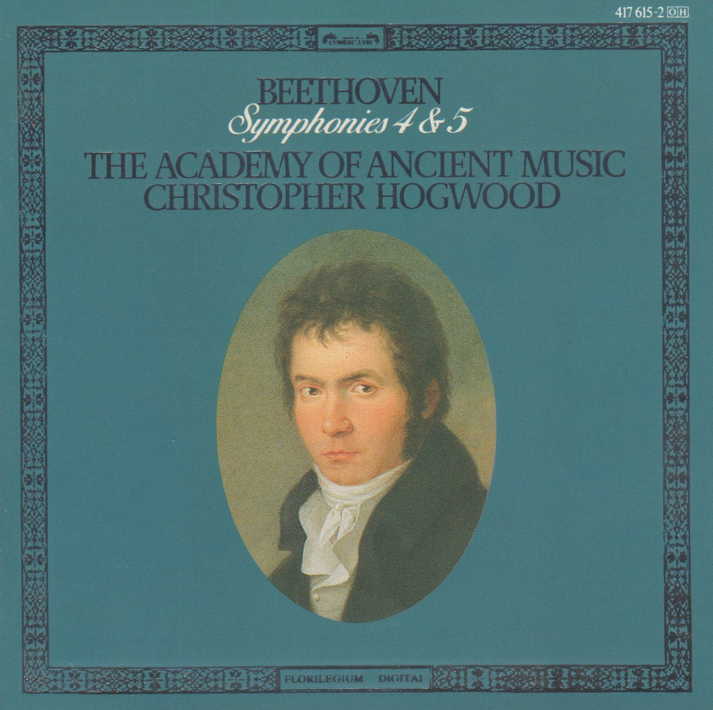 Hogwood: Beethoven Symphonies Nos. 4 & 5 - L'Oiseau-Lyre 417 615-2 (DDD)