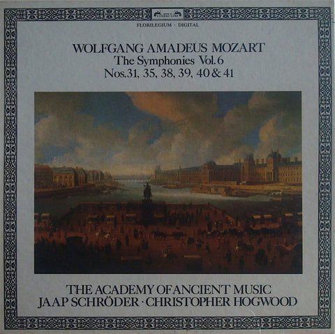 LP - Hogwood: Mozart Syms Nos. 31, 35, 38-41 - L'Oiseau-Lyre R 21 509 1 (4LP Box)