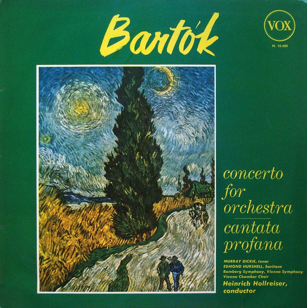 LP - Hollreiser: Bartok Concerto For Orchestra + Cantata Profana - Vox PL 10.480
