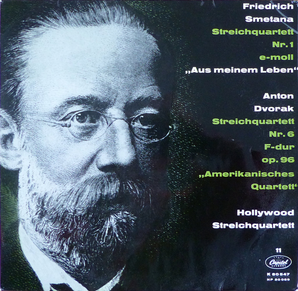 Hollywood String Quartet: Dvorak & Smetana SQs - Capitol K 80547