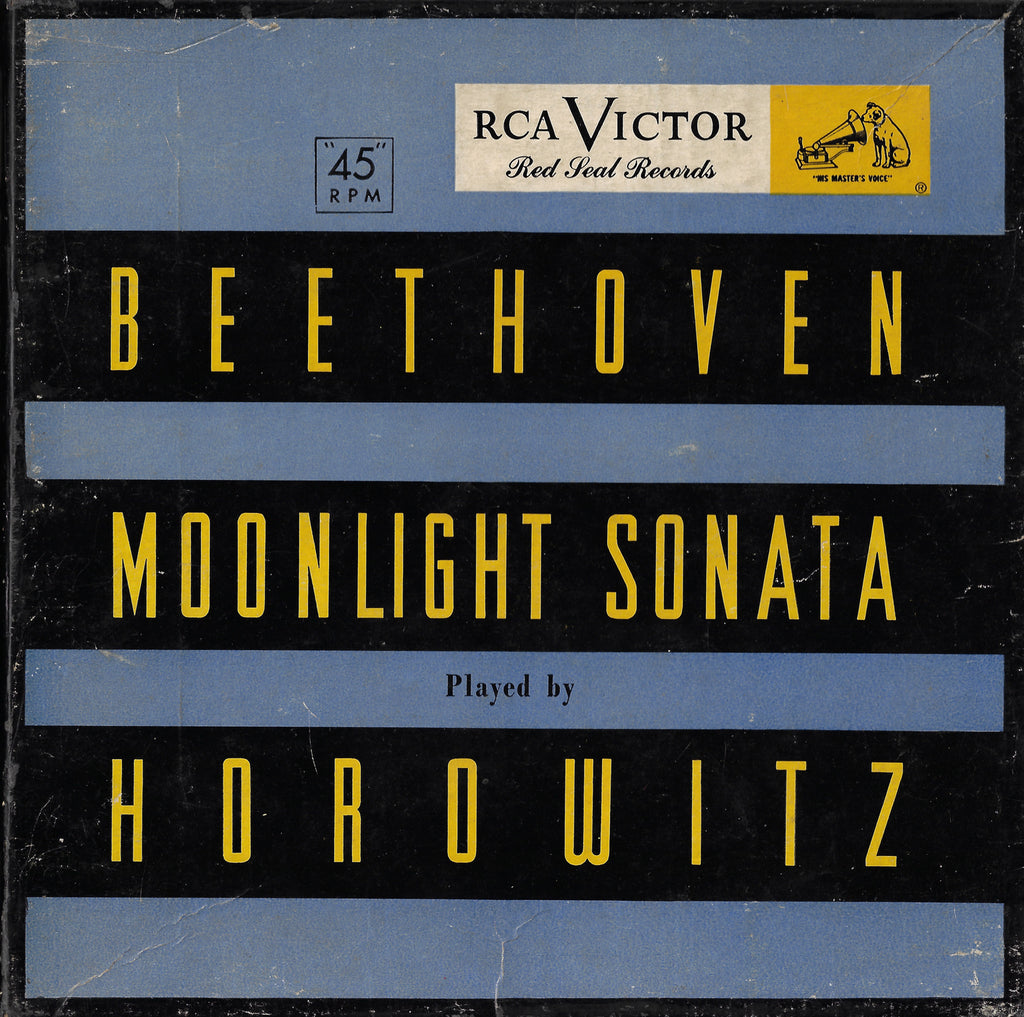 Horowitz: Beethoven "Moonlight" Sonata - RCA WDM 1115 (7" 45 rpm X 2)