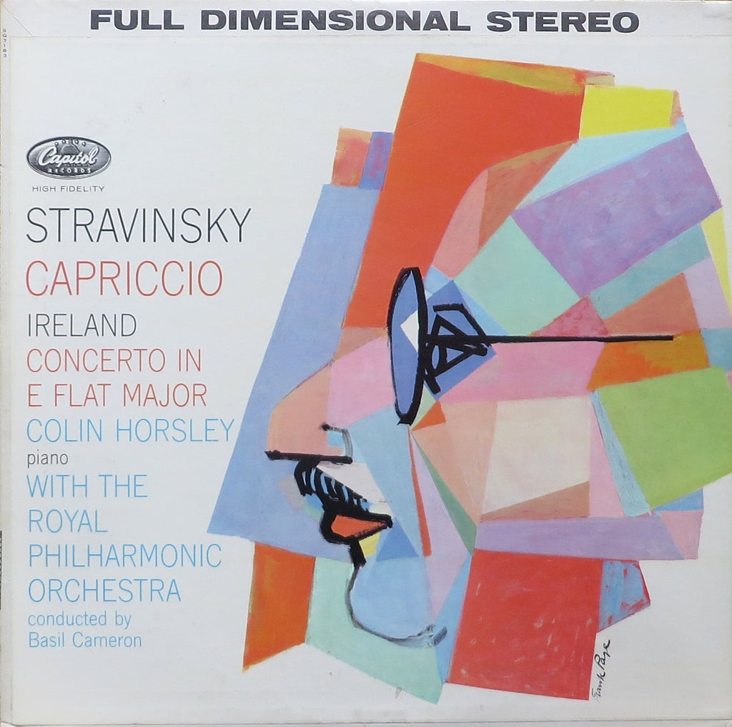 Horsley: Ireland Piano Concerto + Stravinsky Capriccio - Capitol SG 7183