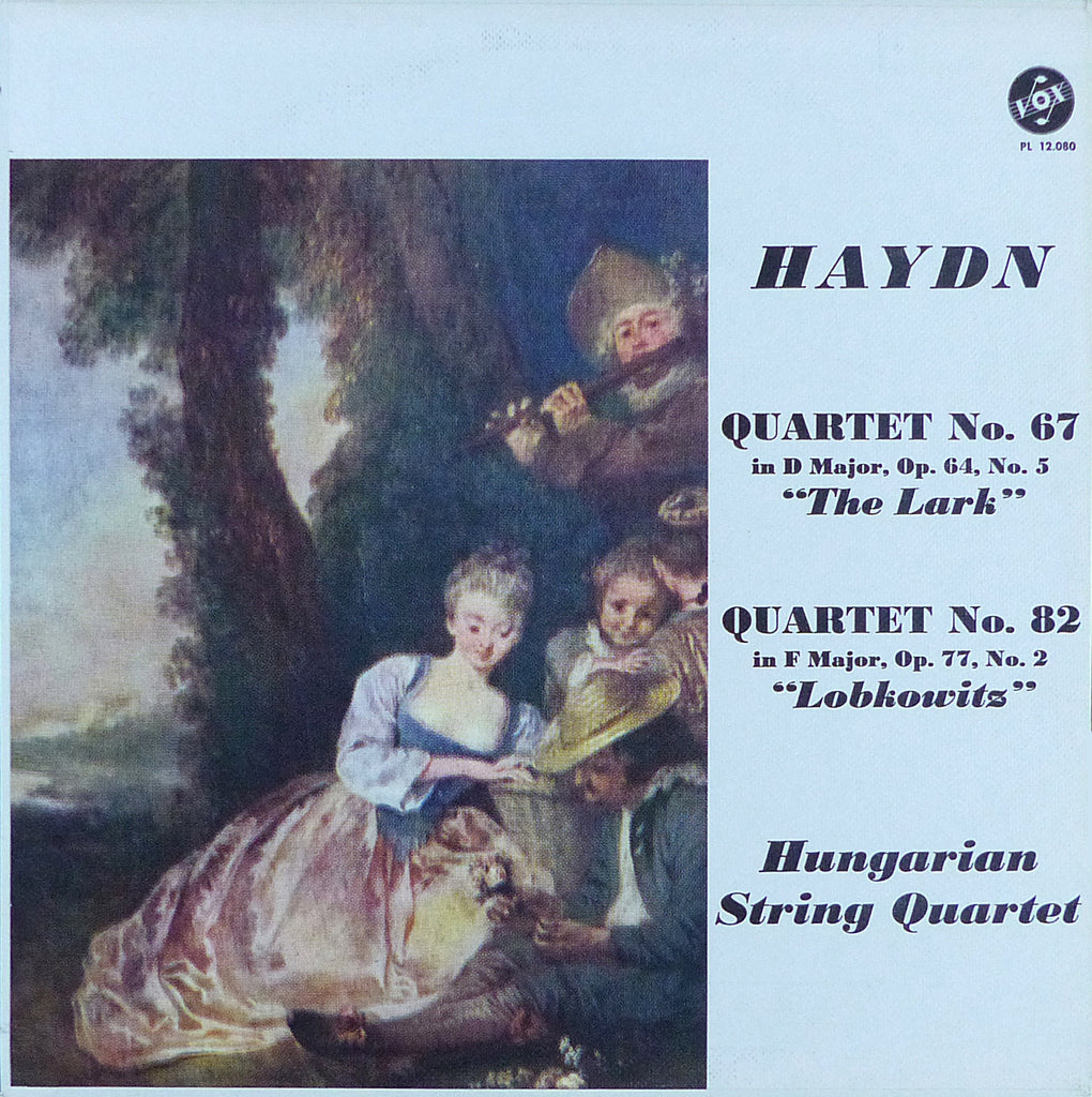 Hungarian String Quartet: Haydn SQs Lark & Lobkowitz - Vox PL 12.080
